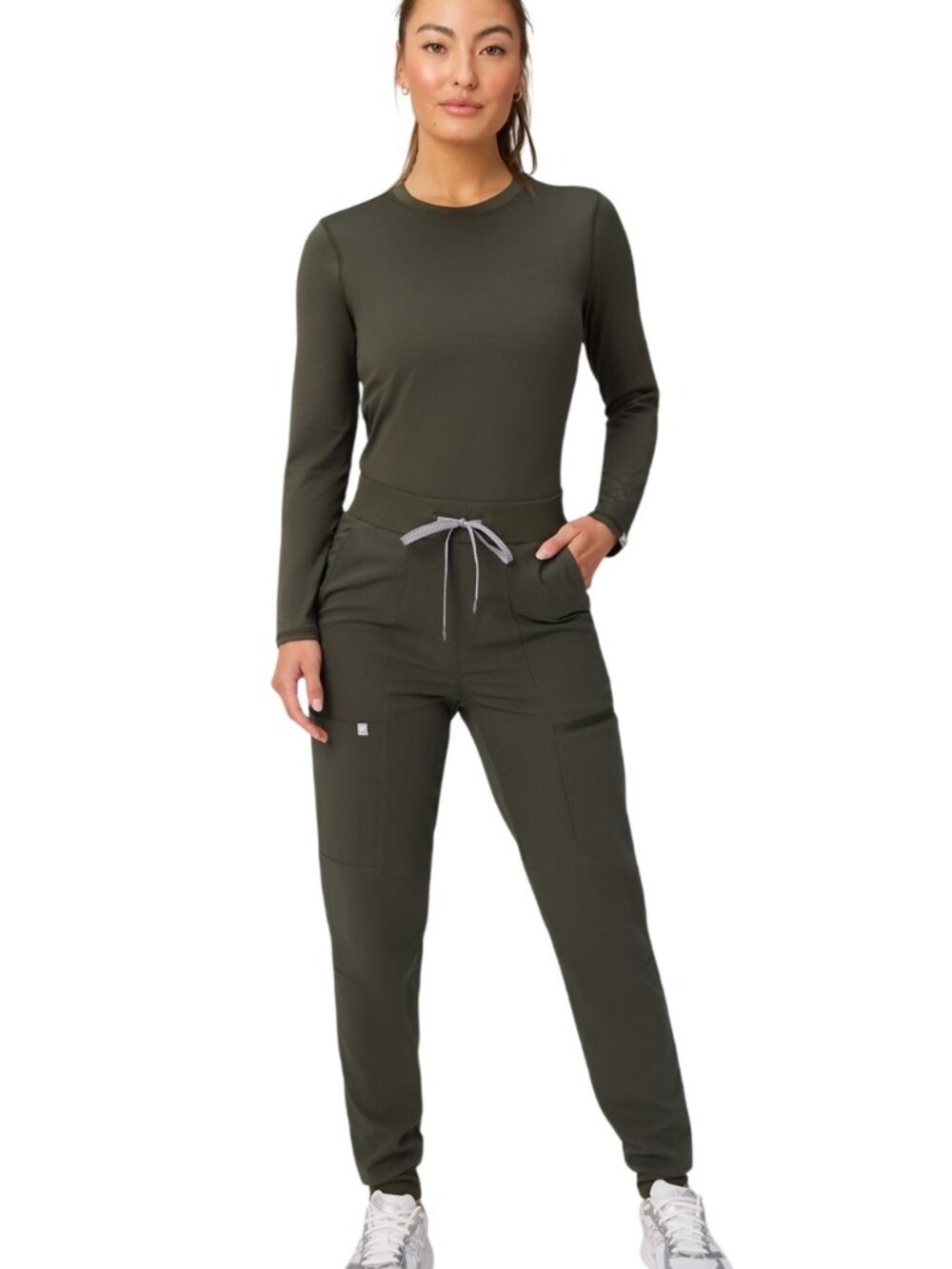 Fabletics - High-Rise On-Call Scrub Jogger in Bonsai - Great Condition!